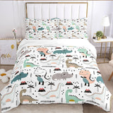 Lenjerie de pat pentru copii, Dinosaur Lenjerie de pat - copii Naty Shop A-3 135 X 200 Cm