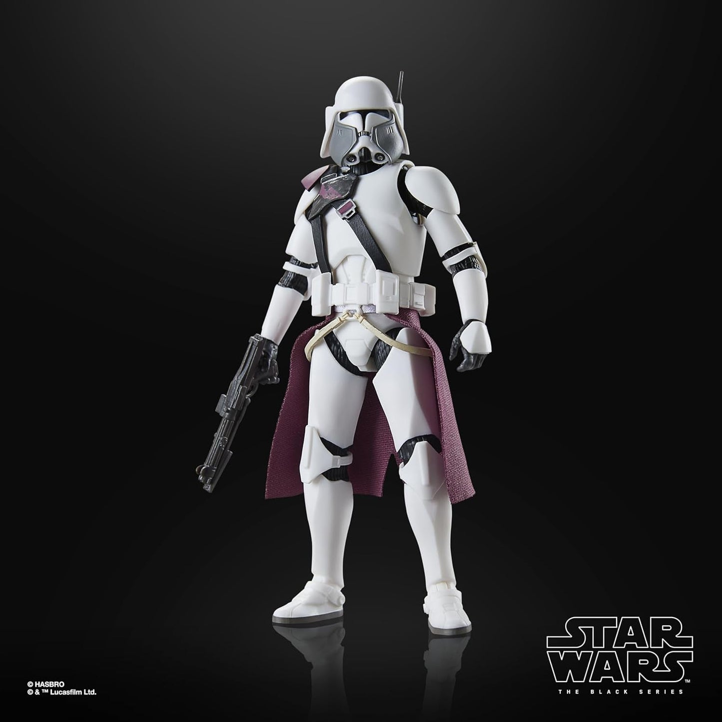 Star Wars seria neagră Clone Commander Bacara, Star Wars: Ahsoka Premium figurină de colecție (15 cm) Action figures Naty Shop