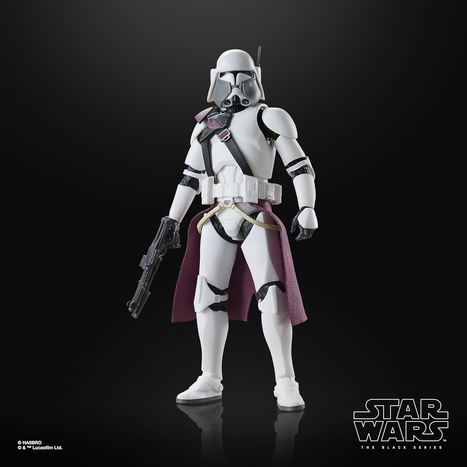 Star Wars seria neagră Clone Commander Bacara, Star Wars: Ahsoka Premium figurină de colecție (15 cm) Action figures Naty Shop