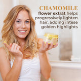 Camomila Intea - Mască de păr Blonde Reflections - Hidratează și hrănește părul blond - 250 ML Masca de par Naty Shop