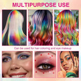 5 culori Vopsea de păr temporară pentru copii lavabilă, mascara de păr colorată, salon de cretă pentru păr Vopsea pentru par Naty Shop