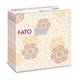 Fato - Șervețele din hârtie uscată, airlaid, efect textil, pachet cu 50 de șervețele, format 40X40 pliate în 4, Tropicana Decor