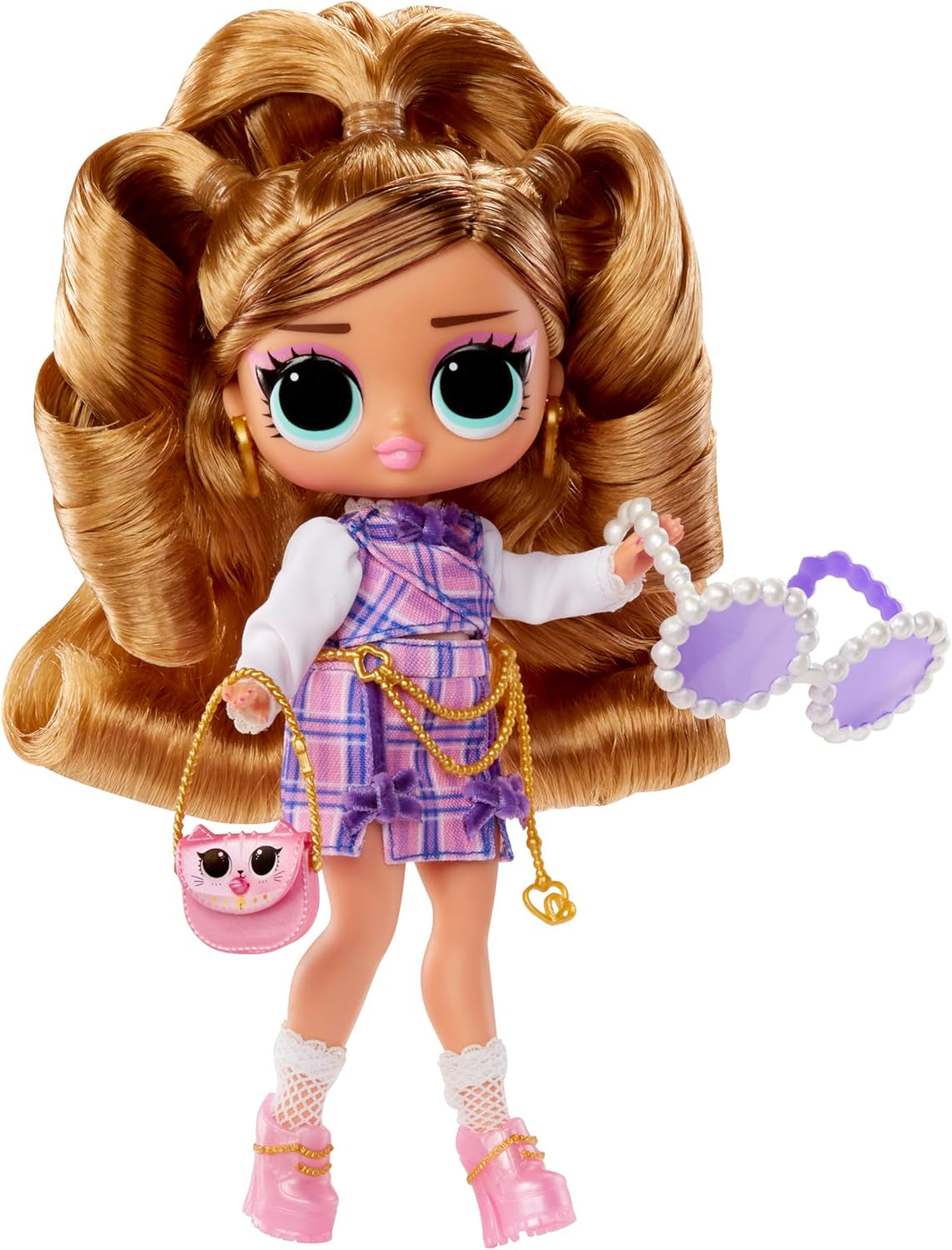 LOL Surprise! Păpușă Tweens Core - Fancy Girl - Include 1 păpușă la modă cu ținută și accesorii, 4 articole de colecție, Rose