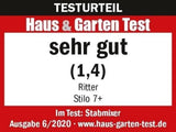 Ritter Stilo 7 plus Kabelloser Stabmixer, Pürierstab Mit Akku Aus Vollmetall, Made in Germany, Silber Bucatarie Naty Shop