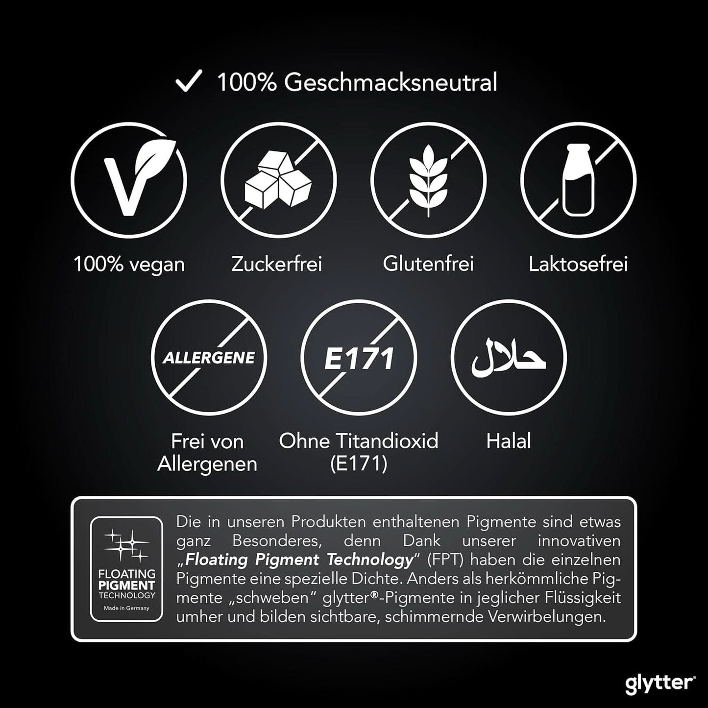 Glytter Glitter Powder For Drinks (Silver) - Glitter comestibil pentru băuturi, 10 grame Glitter Naty Shop