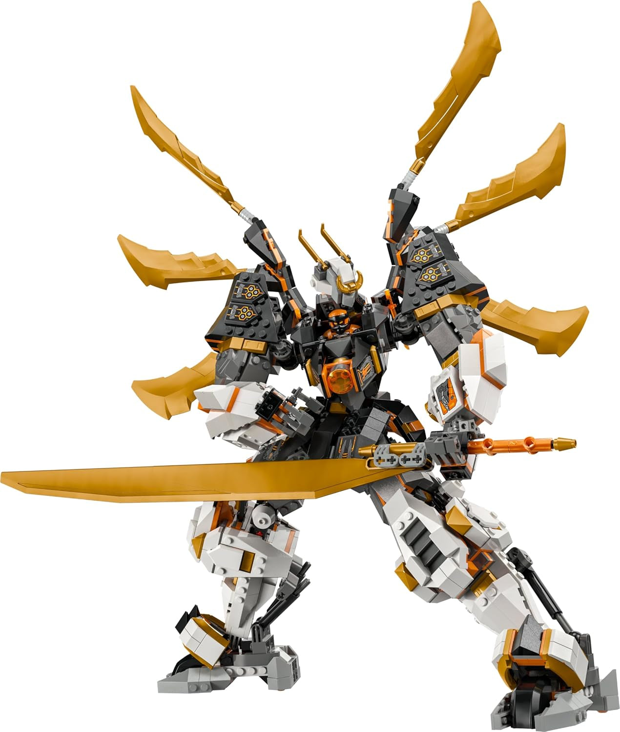 LEGO NINJAGO Cole's Titan Dragon Mech, jucărie de aventură pentru copii, set de joacă Ninja cu 1 minifigurină, cadou de ziua de naștere pentru băieți și fete de la 12 ani, set de joacă Fantasy 71821 Seturi de constructie Besuche den LEGO-Store