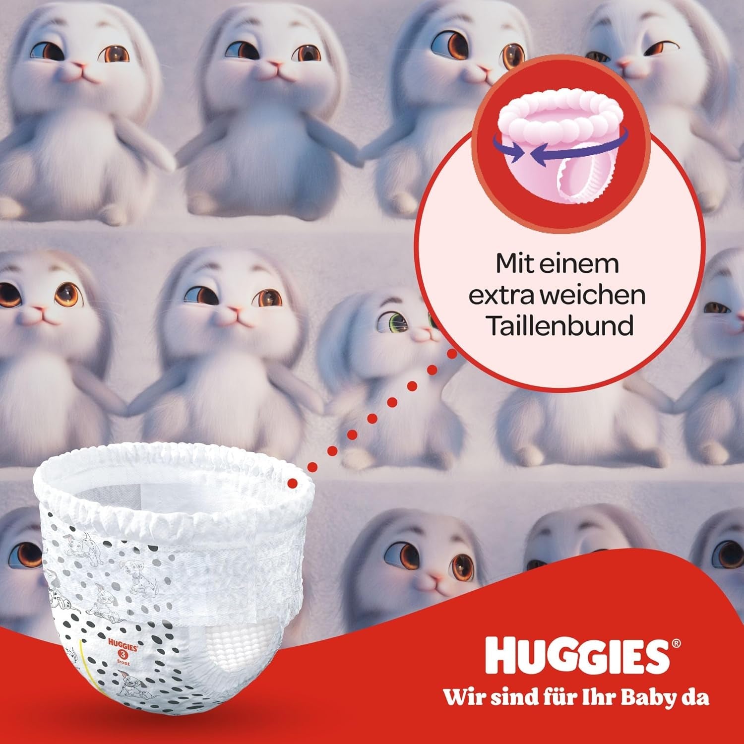 Pantaloni Huggies Little Movers Disney, mărimea 4, 120 bucăți (4x30), cutie lunară