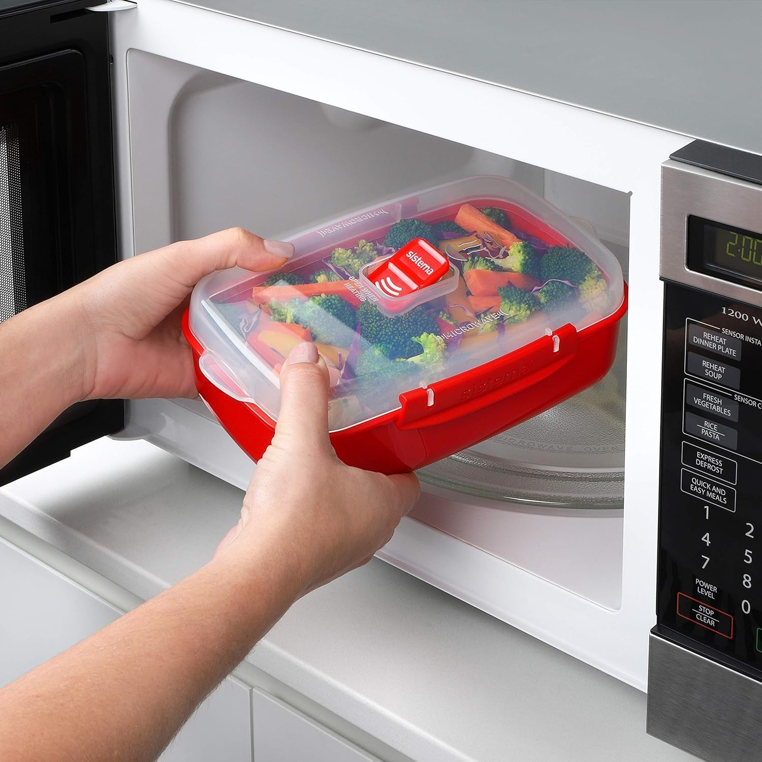 Recipient de depozitare Sistema KLIP IT, pachet de 6 Cutii depozitare alimente Naty Shop