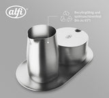 SET LAPTE ȘI ZAHĂR alfi, finisaj mat, set lapte și zahăr din oțel inoxidabil de înaltă calitate, design elegant, lavabil în mașina de spălat vase, durabil