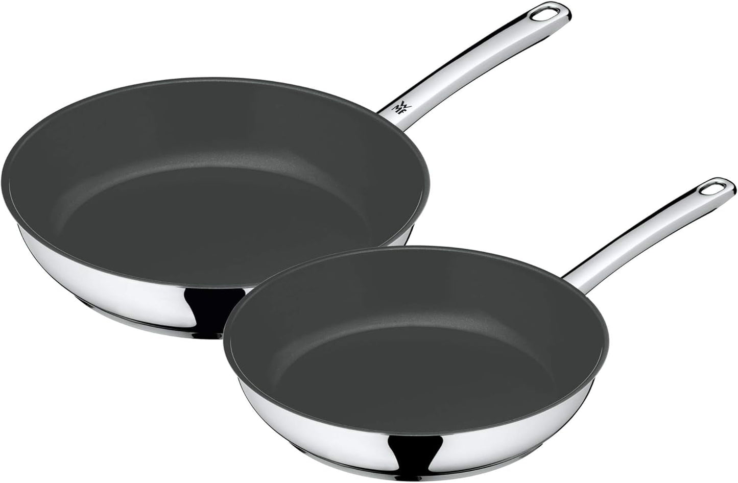 WMF Devil set tigai 2 piese, tigai cu inducție 24, 28 cm, Cromargan din oțel inoxidabil, acoperire ceramică, rezistent la cuptor Oale si Tigai Naty Shop Set 2 tigai 24 si 28 cm