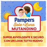 Scutec Pampers Sol e Luna Maxi, mărimea 4 (8-15 kg), 60 de scutece