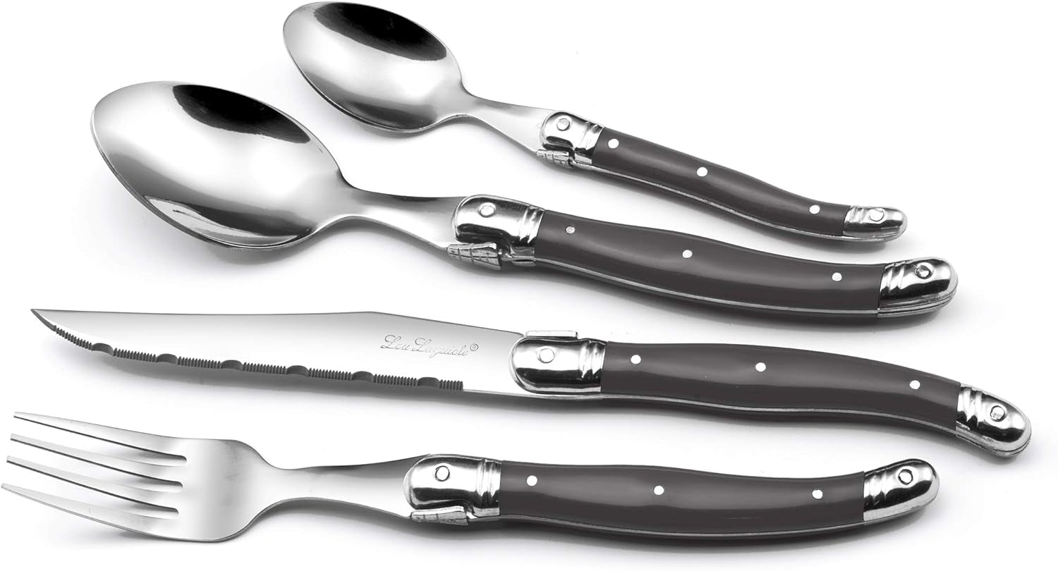 LOU LAGUIOLE TRADITION Set de tacâmuri pentru friptură 24 piese Bucatarie Naty Shop