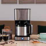 Cafetieră cu picurare Cecotec Coffee 66 Drop & Thermo, 950 W, 1,2 L, 10 cești, tehnologie ExtremeAroma, funcție anti-picurare, indicator nivel apă, filtru principal reutilizabil, protecție la supraîncălzire