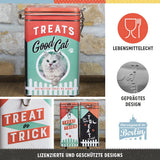 Nostalgic-Art Cutie cu aromă retro, 1,3 l, Good Cat Treats - idee de cadou pentru proprietarii de pisici, în design vintage, în design vintage Cutii depozitare alimente Naty Shop