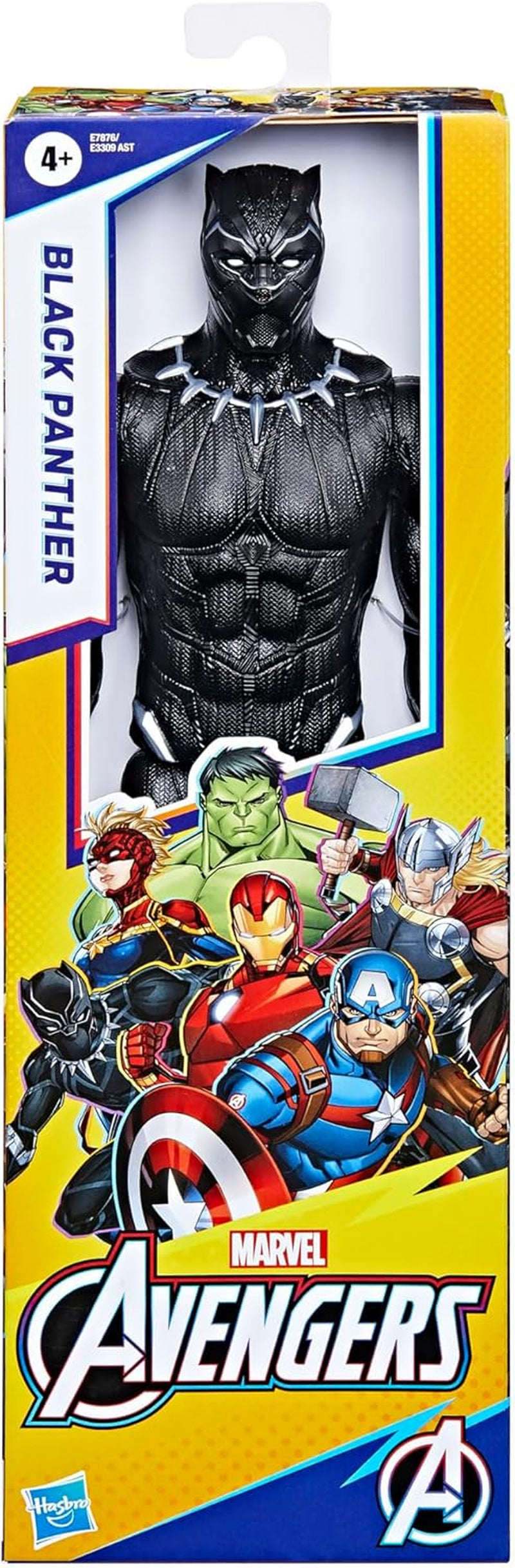 Marvel Avengers Titan Hero Series Black Panther, 30cm Tall Action Figure Action figures Naty Shop