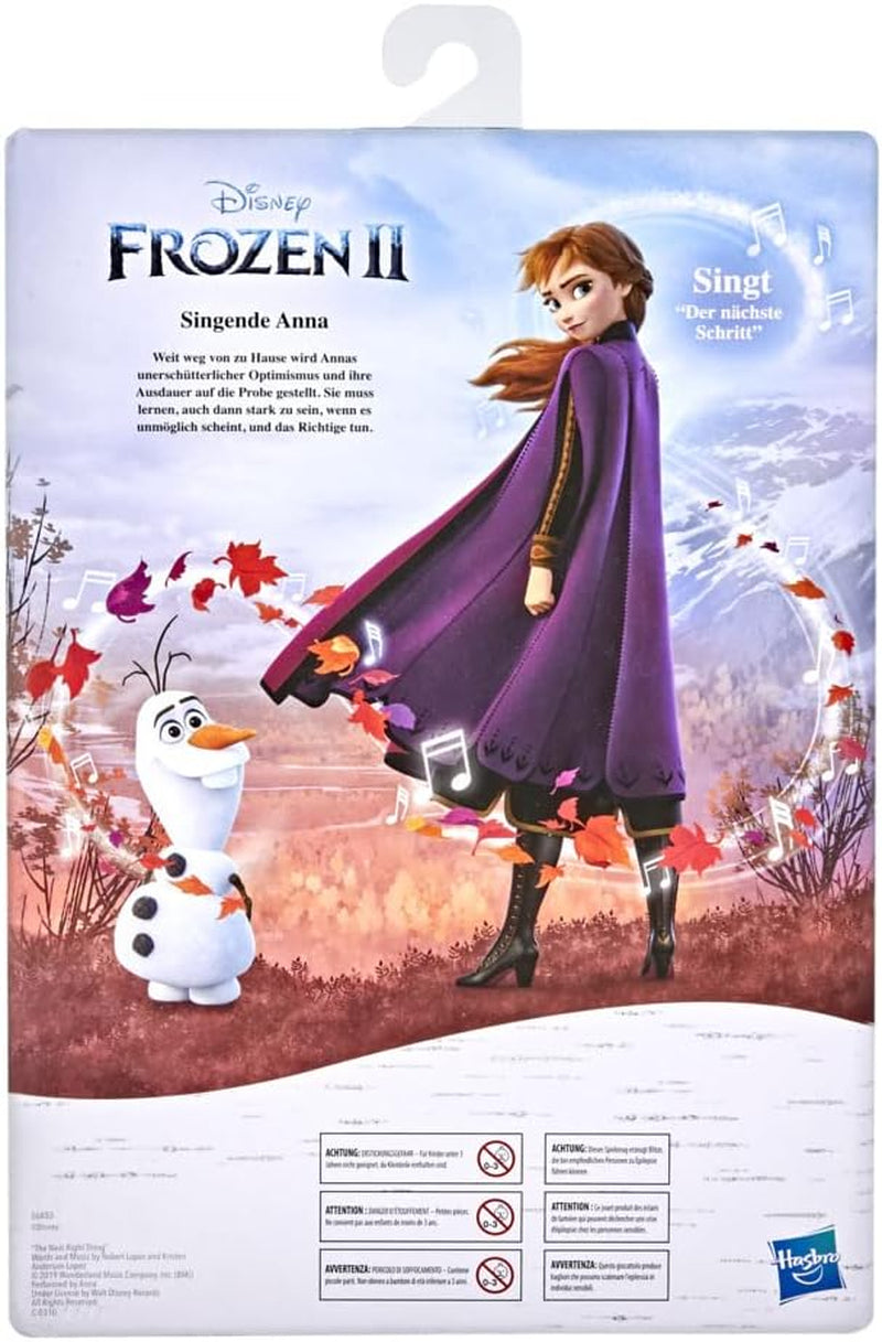 Hasbro Ice Queen Singing Anna păpușă cu muzică în rochie violet la Disney's The Ice Queen 2, jucărie pentru copii de la 3 ani 57237830 Multicolor Papusi Naty Shop