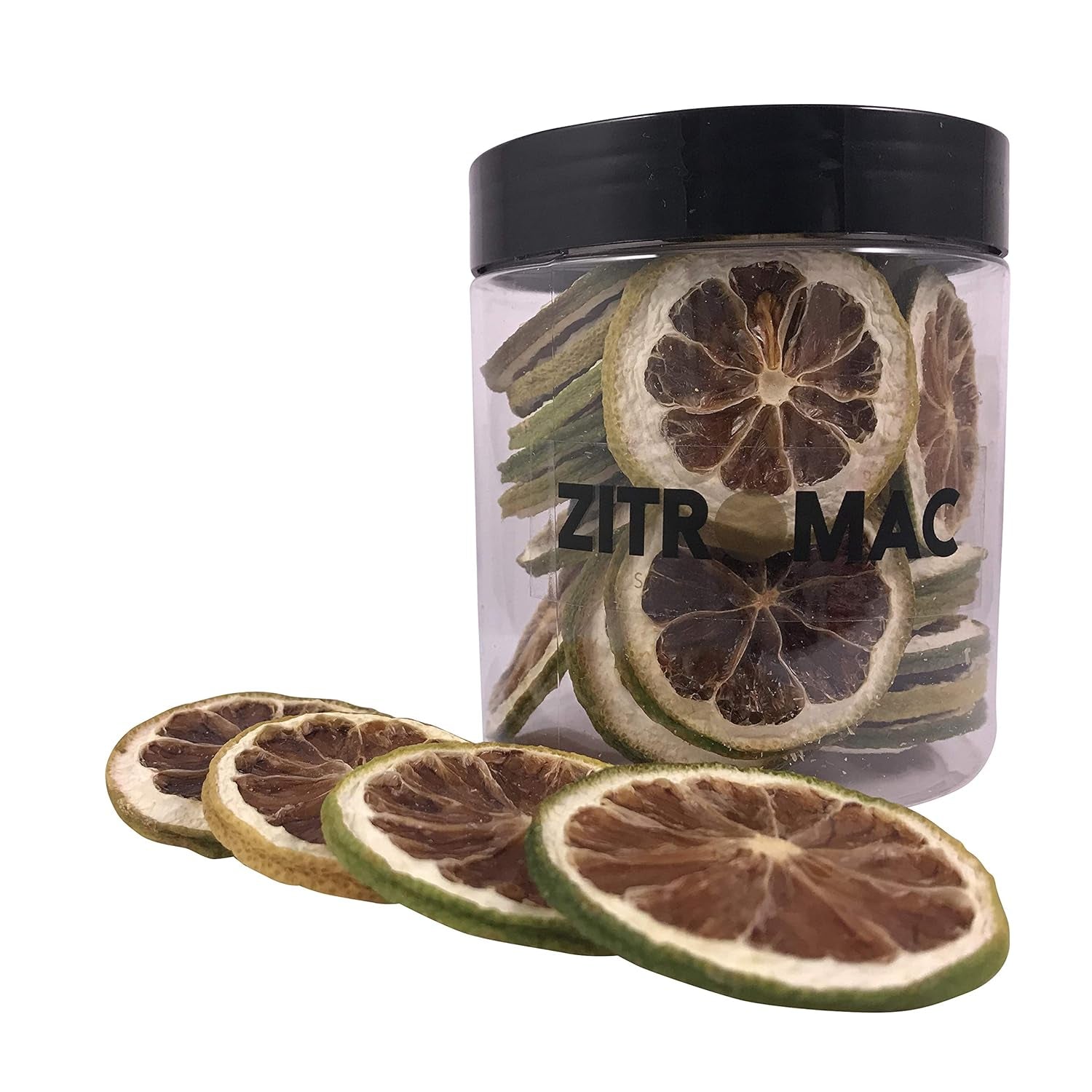 90g Lămâie verde uscată pentru cocktailuri. Fructe uscate fără zahăr pentru cocktailuri, decorațiuni, vin fiert, Crăciun, băuturi, ceai 100% natural Felii de lămâie verde uscată Produse deshidratate Naty Shop 45,0 grame