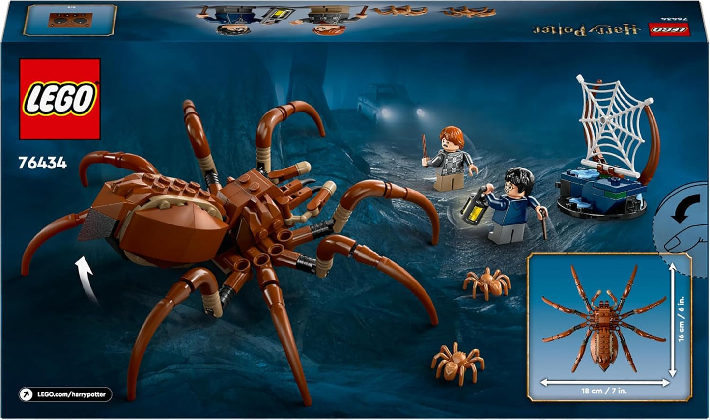 LEGO Harry Potter Aragog în Pădurea Interzisă, set de joacă fantasy cu păianjen, creatură mitică, 2 minifigurine, cadou magic pentru băieți, fete și fani cu vârsta peste 7 ani 76434 Seturi de constructie Besuche den LEGO-Store