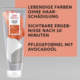 Wella Professionals Color Fresh Mask Peach Blush - tratament de păr pentru revitalizarea și schimbarea culorii părului - nuanță hrănitoare cu ulei de avocado - pentru păr blond și iluminat - 150 ml Masca de par Naty Shop