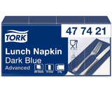 Tork Linstyle 509542 Șervețele pentru cocktail negru, 1/4 pliere, 1 strat, 23,8 x 23,8 cm, 1 x 100 șervețele