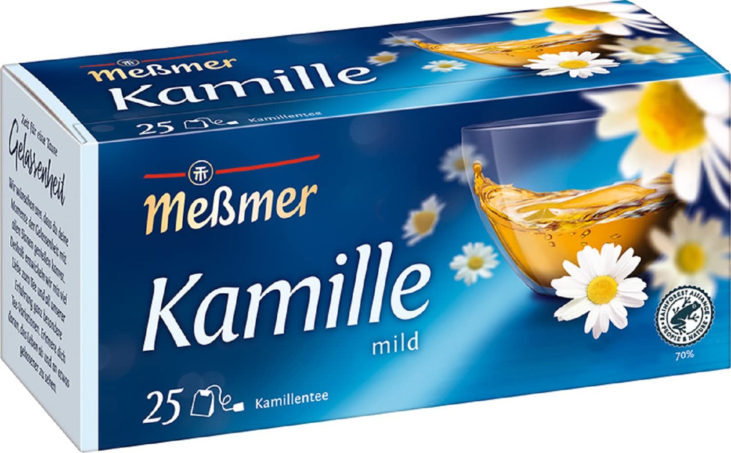 Meßmer Amestec de urzică | 25 | Pliculețe de ceai | Vegan | Fără gluten | Fără lactoză