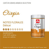 Boabe de cafea illy Selecție de boabe de cafea Arabica de lux Etiopia, pachet de 6 (6 x 250 g)
