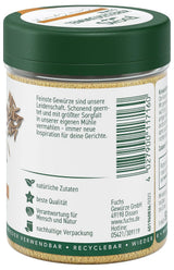 Fuchs Gewürze - Kreuzümmel gemahlen - zum Würzen von Couscous, Hummus und Falafel - natürliche Zutaten - 50 g in wiederverwendbarer, recyclebarer Dose