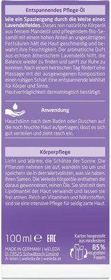 WELEDA Organic Lavender Body Oil, 100 ml Cosmetice si Infrumusetare Naty Shop