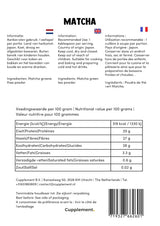 Cupplement Matcha 90 grame bio - Ceai verde pudră de cea mai înaltă calitate - Fără bătător de bambus și tel - Culunary - Set pentru începători - Latte - Bătător - Japonia - Pudră - Ceai - Tel - Pungă - Smoothie