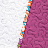 Decoking 12222 Cuvertură de pat 200X220 Cm Roz Violet Alb Colorat Antracit Cuvertură de pat Două fețe Colorat Roz Alb Violet Quilting Bibi Paturi si Cuverturi Besuche den DecoKing-Store