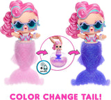 LOL Surprise! Mermaids Tots - Păpuși mini la modă cu cozi care își schimbă culoarea - Potrivite pentru colecționari, fete și băieți cu vârsta de 4 ani și peste