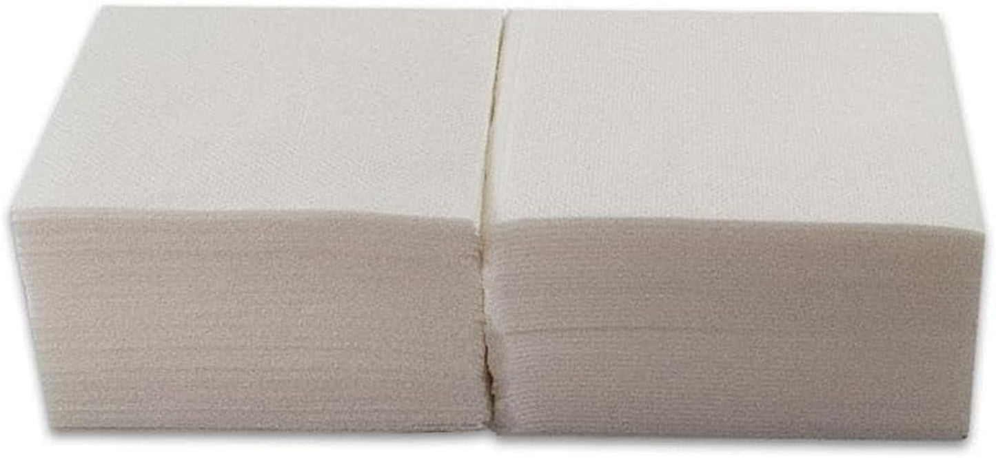 , Șervețel de cocktail din hârtie, 1/4-fold, dantelă, 150 șervețele, alb