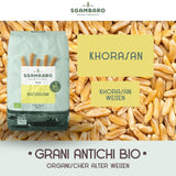 Paste Fusilli Organice Nr. 93 - 500g din grâu Khorasan – Grâu antic, bogat în proteine, cultivat 100% în Italia – Versatile în bucătărie și bogate în nutrienți