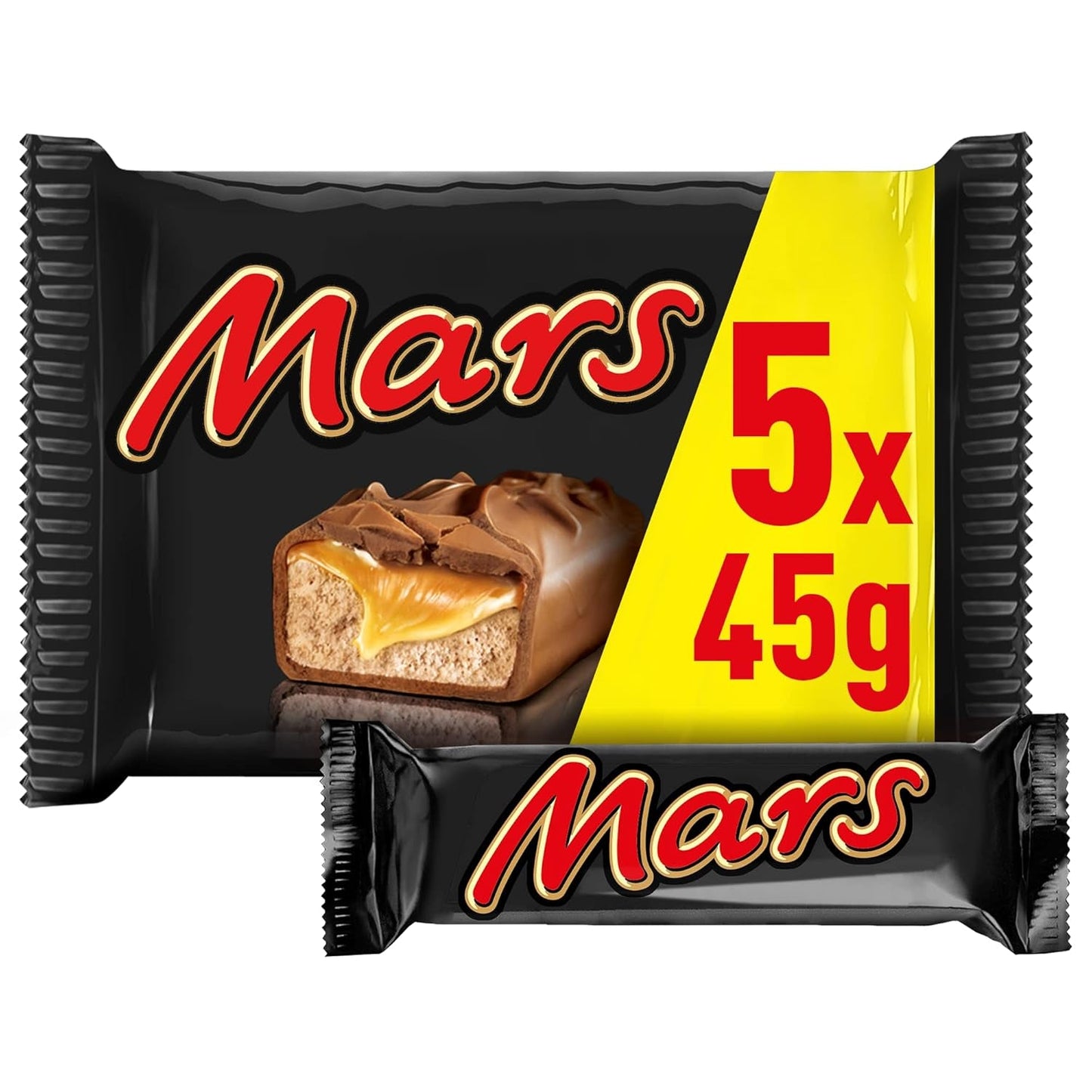 Batoane de ciocolată Mars, caramel, ciocolată, 1 pachet de 5 batoane (1 x 225 g) (pachet de 2)