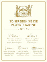 TWG Tea | French Earl Grey | Ceai negru | Bergamotă și flori de albăstrea | Cutie haute couture, 100 g | Set cadou