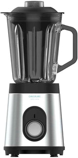 Cecotec Mixer Glas Power Schwarz Titan 1000 INOX. 1000 W, Edelstahlgehäuse, 6-Blatt-Blatt Mit Schwarzer Titanbeschichtung, 1,5-L-Glaskrug, 5 Geschwindigkeiten [Energieeffizienzklasse a +] Bucatarie Naty Shop