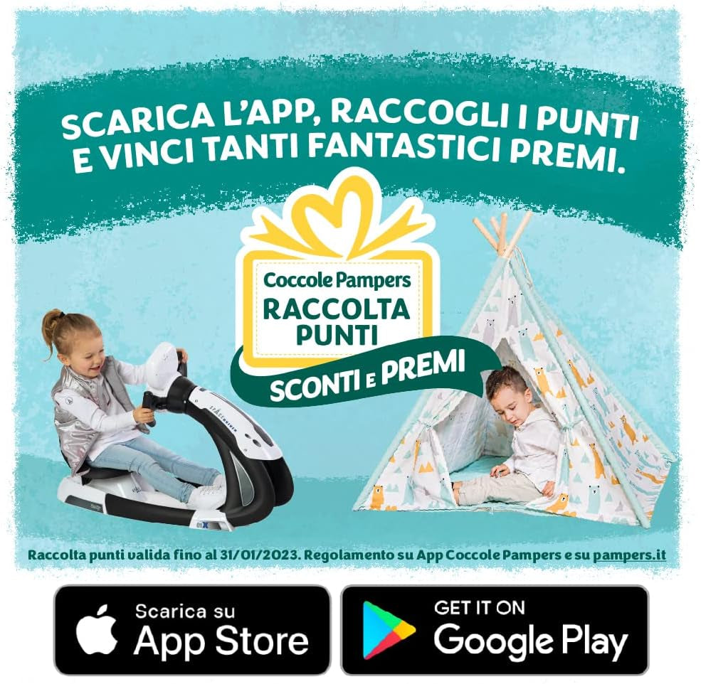 Scutec Pampers Sol e Luna Maxi, mărimea 4 (8-15 kg), 60 de scutece