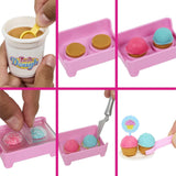 Barbie Malibu Roberts - Păpușă și set de copt cu 18 piese, inclusiv aluat modelabil și forme pentru gogoși, croissante și brioșe, pentru copii cu vârsta de 3 ani și peste, HJY19