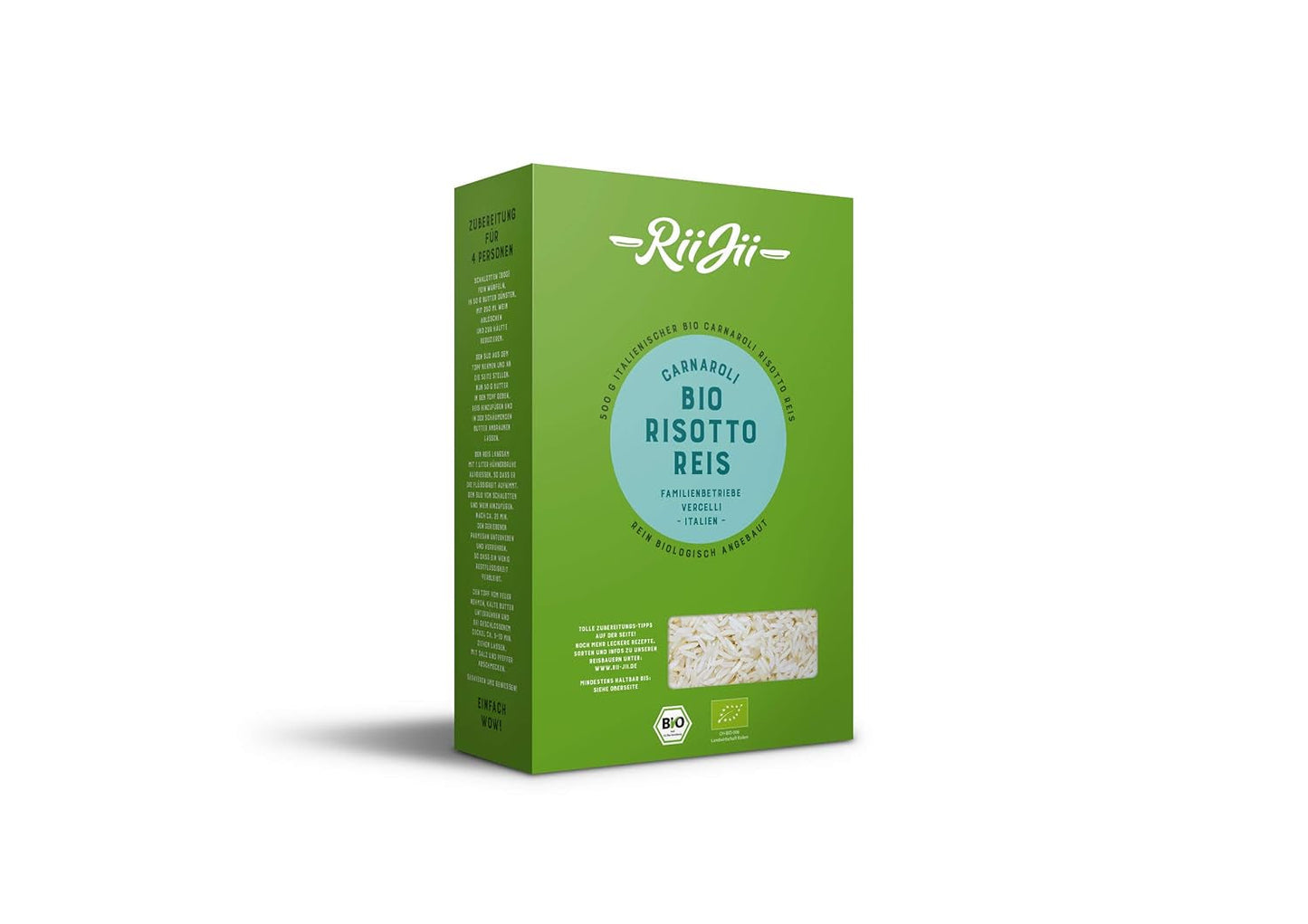Carnaroli de orez risotto bio, 500 g