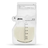 BF100 Pungă de depozitare pentru lapte matern - Pungă pentru lapte matern - capacitate 220 Ml - 100 bucăți - Transparent Accesorii Hrana si Alaptare Bebe Naty Shop