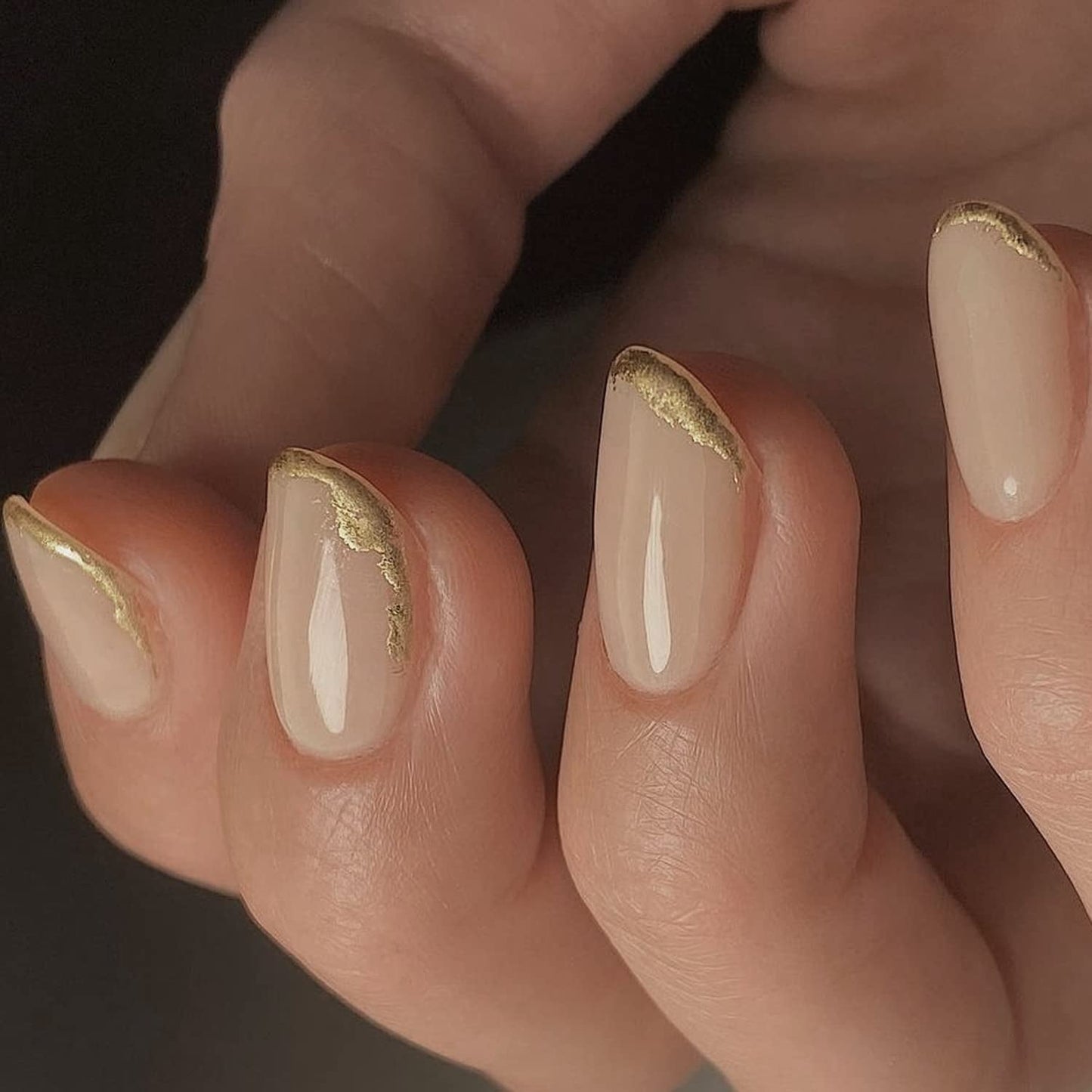 Ojă gel roz transparent – 16 ml, nuanța pielii, lampă LED translucidă pentru unghii, ojă gel pentru unghii, model Nail Art M087