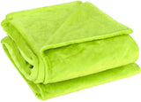Sourcing Map Cosy pătură cuvertură cuvertură de pat Soft & cald fleece pătură ca canapea pătură Canapea pătură Living și cuddly pătură Pătură de lână din pluș moale catifelat Orange 150X200Cm Paturi si Cuverturi Besuche den uxcell-Store Galben, verde 70 "X78"