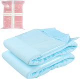 Scutece pentru adulți CutiePlusU, suprafață uscată, absorbție maximă peste noapte, scutec de incontinență de unică folosință – albastru, roz, alb, 3 bucăți (medii 71-96 cm)