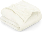 Utopia Bedding Pătură confortabilă din fleece [228X228 Cm, gri] Pătură moale, ușoară, caldă și pufoasă Pătură confortabilă și respirabilă pentru pat canapea canapea Paturi si Cuverturi Besuche den Utopia Bedding-Store Fildeș 228X167 Cm