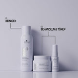 Schwarzkopf Professional BLONDME Bond Repair Purple Mask Mască pentru păr rece Neutralizează tonurile galbene pentru părul vopsit, albit și deschis Condiționare profundă și întărire 200 ml Masca de par Naty Shop