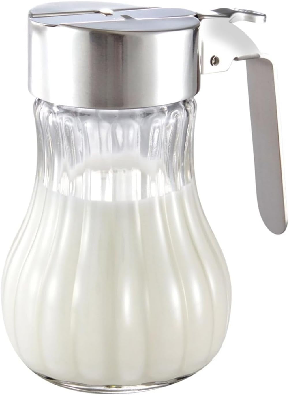 Cană pentru frișcă/miere Tescoma CLASSIC 250 ml, oțel inoxidabil și sticlă robustă, ideală pentru casă și catering, durabilă și funcțională
