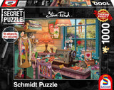Schmidt Spiele 59654 Puzzle secret, În camera de cusut, puzzle jigsaw 1000 piese Puzzle Naty Shop Titlu implicit