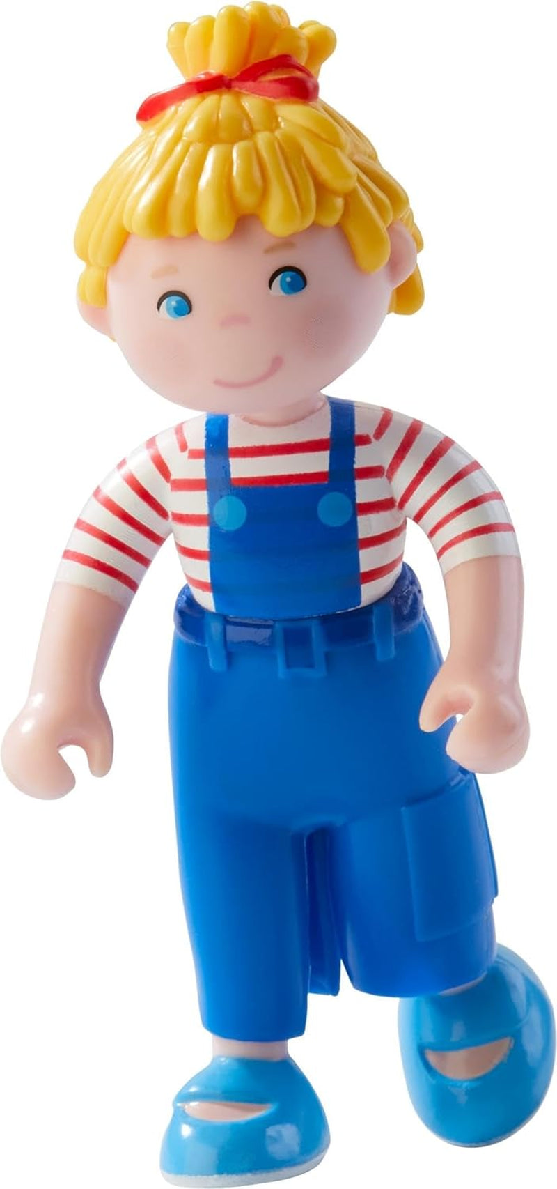 HABA 303672 - Little Friends - Conni | Mini păpușă drăguță de la 3 ani | Păpușă pliabilă durabilă din plastic pentru distracție de lungă durată în timpul jocului | Cadou pentru toți fanii Conni Papusi Naty Shop