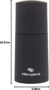 Microplane Spice Grinder negru pentru nucșoară, scorțișoară, boabe Tonka, piper lung și alte condimente uscate Rasnite si Feliatoare Naty Shop