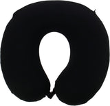 Kine Travel 169803 Pernă de gât cu gel, pernă de călătorie ergonomică, aprobată de fizioterapeut, negru și albastru Perne calatorie Naty Shop